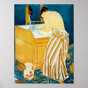 Póster Mujer bañándose, Mary Cassatt
