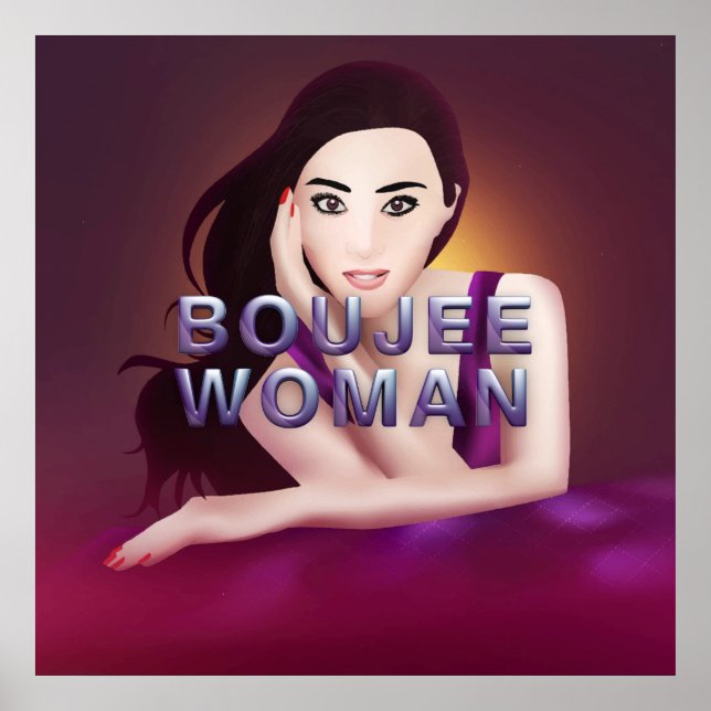 Póster Mujer Boujee de TEE (Frente)