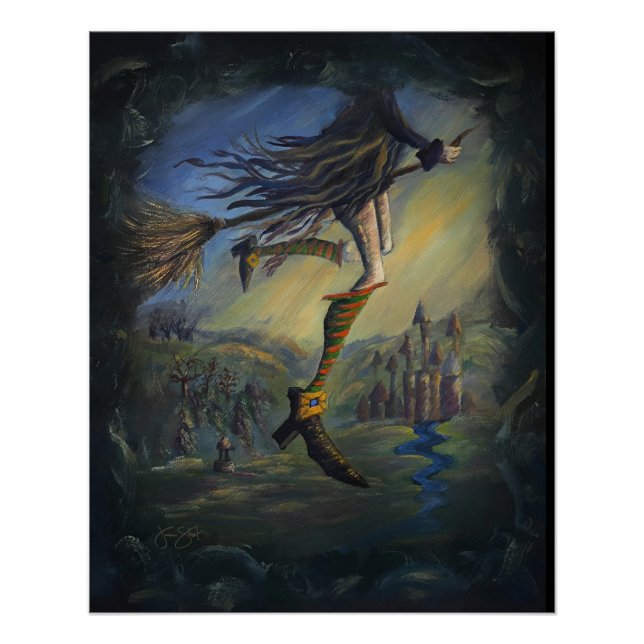 Póster Mujer bruja (Anverso)