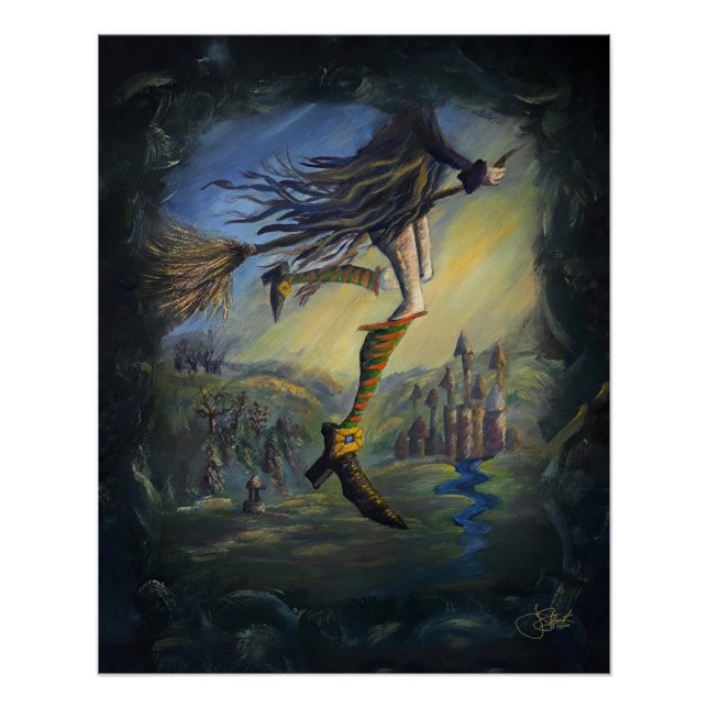 Póster Mujer Bruja Grande (Anverso)