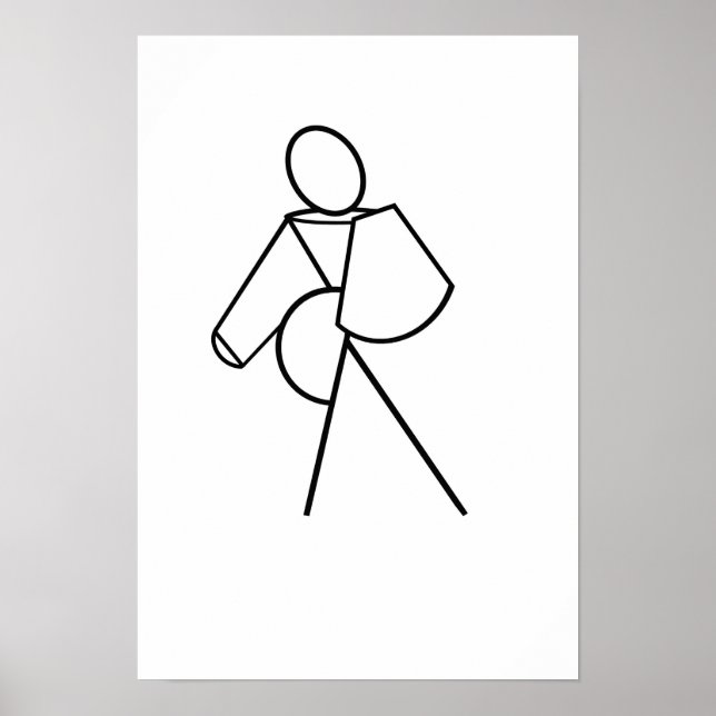 Póster Mujer caminante (Frente)