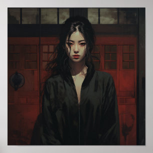 Póster Mujer China elegante, imagen íntima   18 años