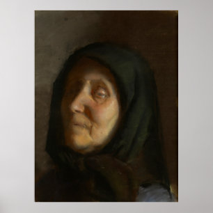 Póster Mujer ciega por Anna Ancher 1885