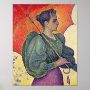 Póster Mujer con Parasol, 1893