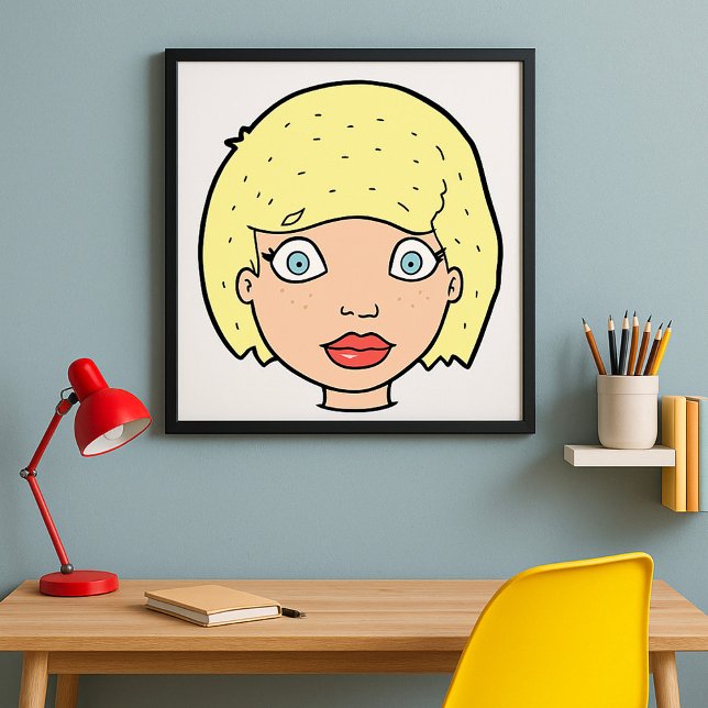 Póster Mujer Con Pelo Amarillo (Subido por el creador)