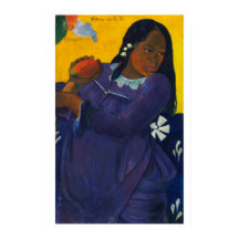 Mujer con un mango - Gauguin, 1892