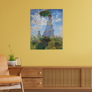 Póster Mujer con una sombrilla   Monet  
