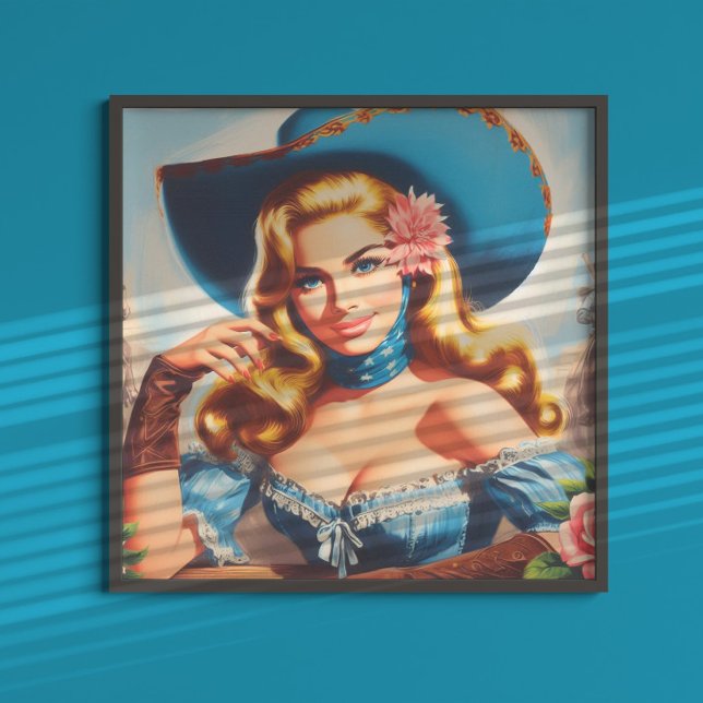 Póster Mujer de campo vintage (Subido por el creador)