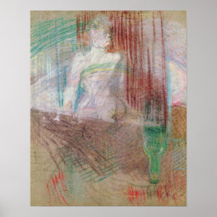 Póster Mujer de Enrique de Toulouse-Lautrec el que se