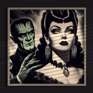 Póster Mujer de Gótico de época