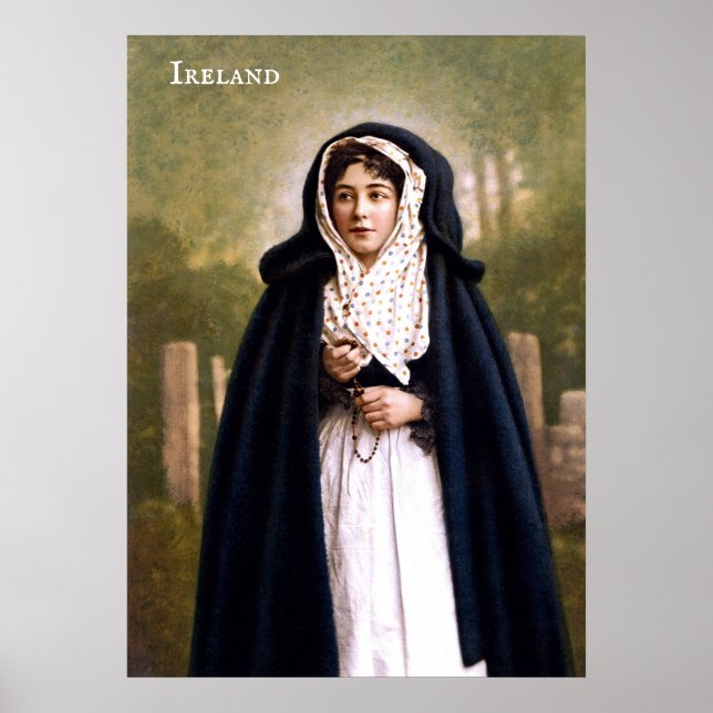 Póster Mujer de Irlanda (1890) (Frente)