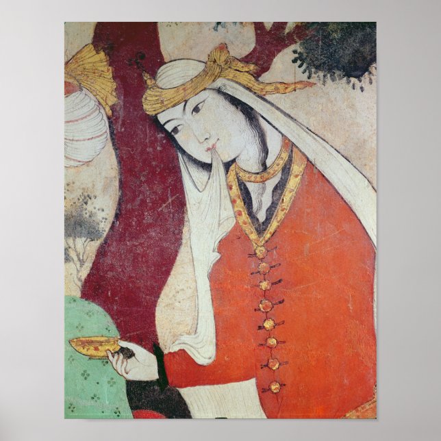 Póster Mujer de la Corte de Shah Abbas I, 1585-1627 (Frente)