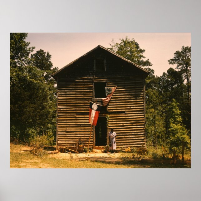 Póster Mujer de las Llanuras Blancas, años 40 (Frente)