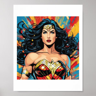 Póster Mujer De Maravilla Pegatina