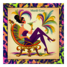 Mujer de Martini Retro de Medianos del Siglo 60 Ma