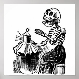 Póster "Mujer de mercado" alrededor de los primeros años 