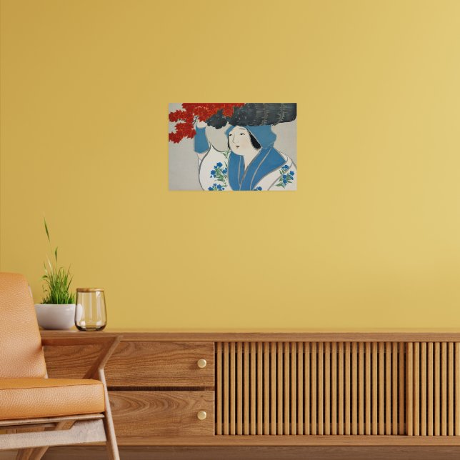 Póster Mujer de Momoyogusa (1909) (Salón 2)