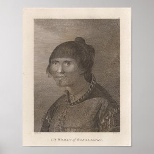 Póster Mujer de Oonalashka, Alaska