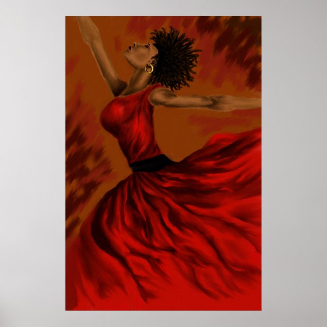 Póster Mujer de pasión (Frente)