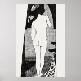 Póster Mujer de pie (1915)