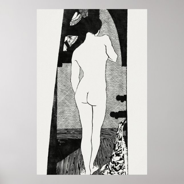 Póster Mujer de pie (1915) (Frente)