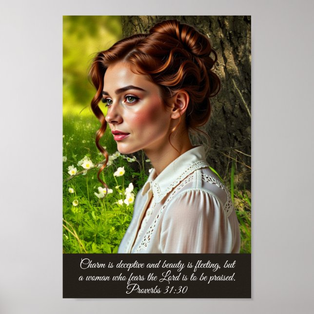 Póster Mujer de Proverbios 31 (Frente)