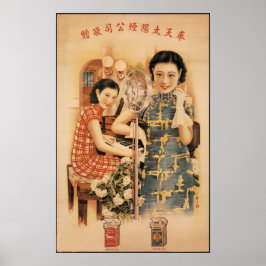 Póster Mujer de Shanghai acumula Poster publicitaria de v