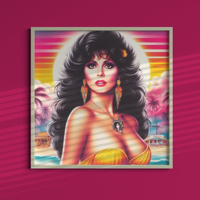 Póster Mujer de verano de los años 80 (Subido por el creador)