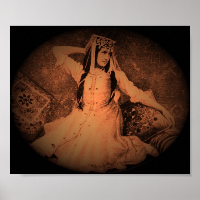 Póster Mujer del Cáucaso (Frente)