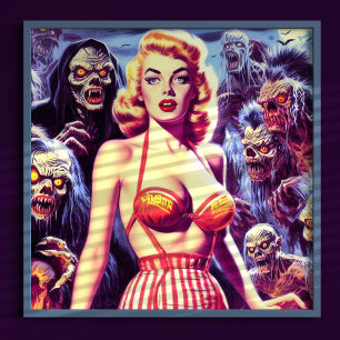 Póster Mujer del horror de la cosecha