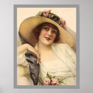 Póster Mujer del Victorian