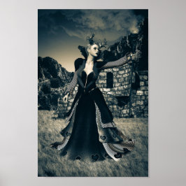 Póster mujer demón