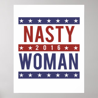 Póster Mujer desagradable para presidente 2016 — Ele pres