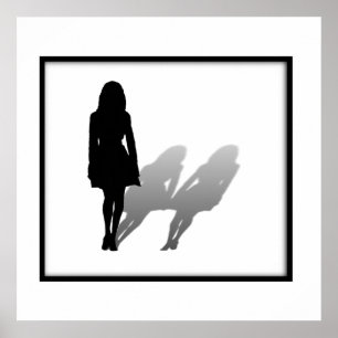 Póster Mujer desaparecida