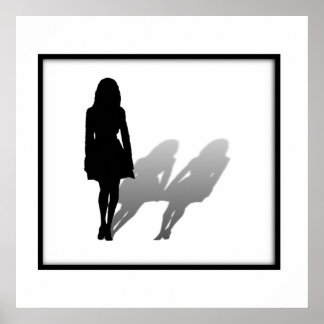 Póster Mujer desaparecida