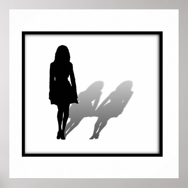 Póster Mujer desaparecida (Frente)