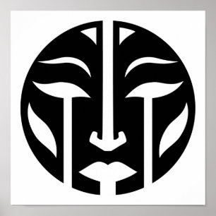 Póster Mujer digital