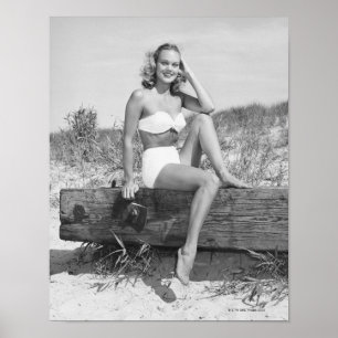 Póster Mujer en Bikini