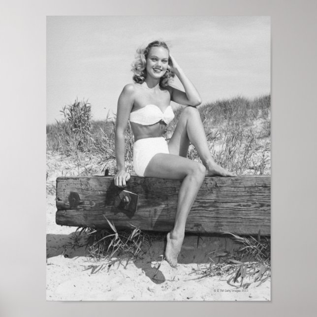 Póster Mujer en Bikini (Frente)