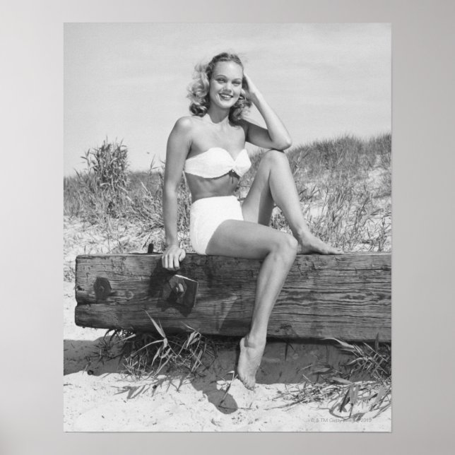 Póster Mujer en Bikini (Frente)