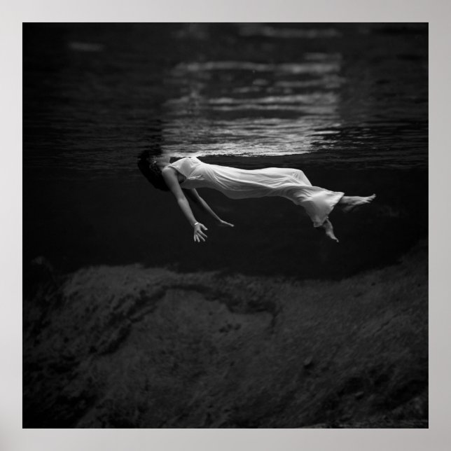 Póster Mujer en el agua (Frente)