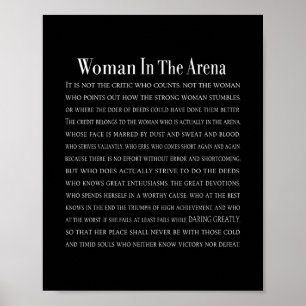 Póster Mujer En El Arena
