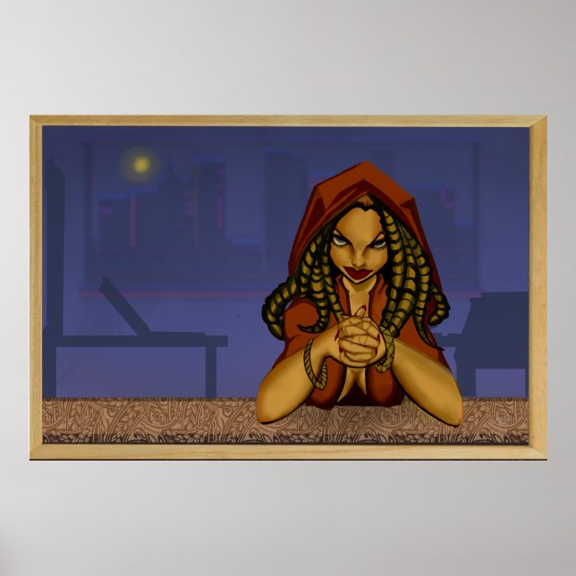 Póster Mujer En El Bar (Frente)