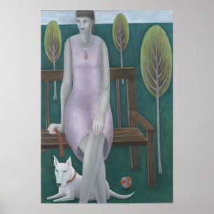 Póster Mujer en el parque 2006