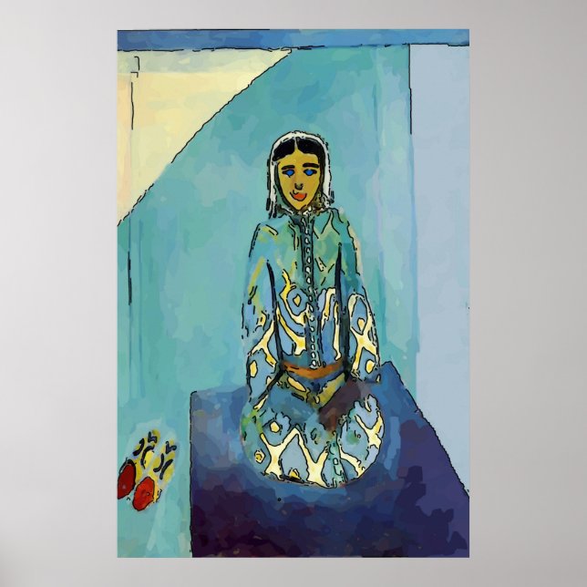 Póster Mujer en el yoga máat (Frente)