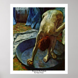 Póster Mujer En La Bañera De Edgar Degas