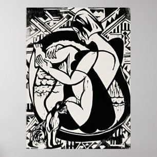 Póster Mujer en la bañera por Ernst Ludwig Kirchner