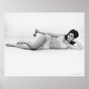 Póster Mujer en traje de baño