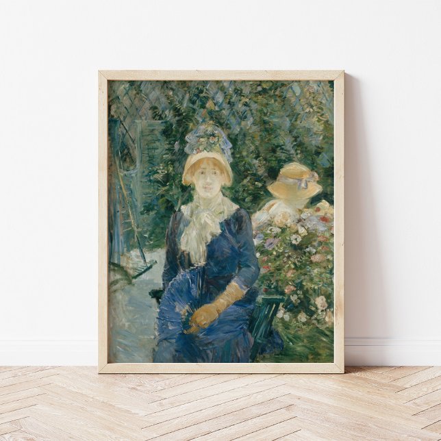 Póster Mujer en un jardín | Berthe Morisot (Subido por el creador)
