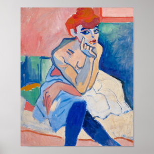 Póster Mujer en una quimera   Andre Derain